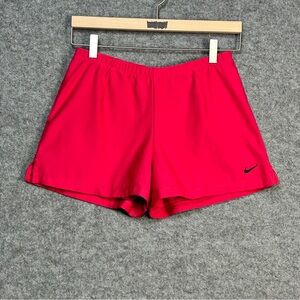 Nike Women's S Hot Pink Dri-Fit Athletic Shorts Brief Lined Running Training EUC